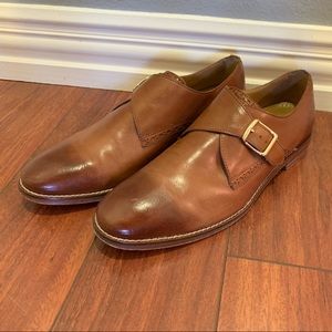 Cole Haan Monk Strap British Tan Men’s 8M